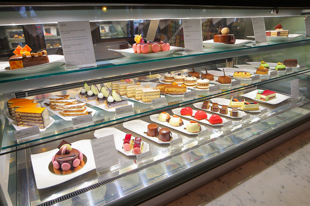 Cakes at Gerbeaud